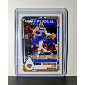 Jalen Brunson 2024-25 Panini NBA #14 Sticker Card New York Knicks